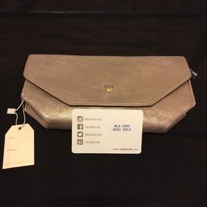 Antik Kraf Rose Gold Clutch New NWT